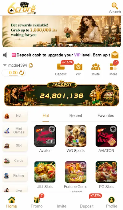 6CRORE Game Latest Earning APP Download for Android 2026